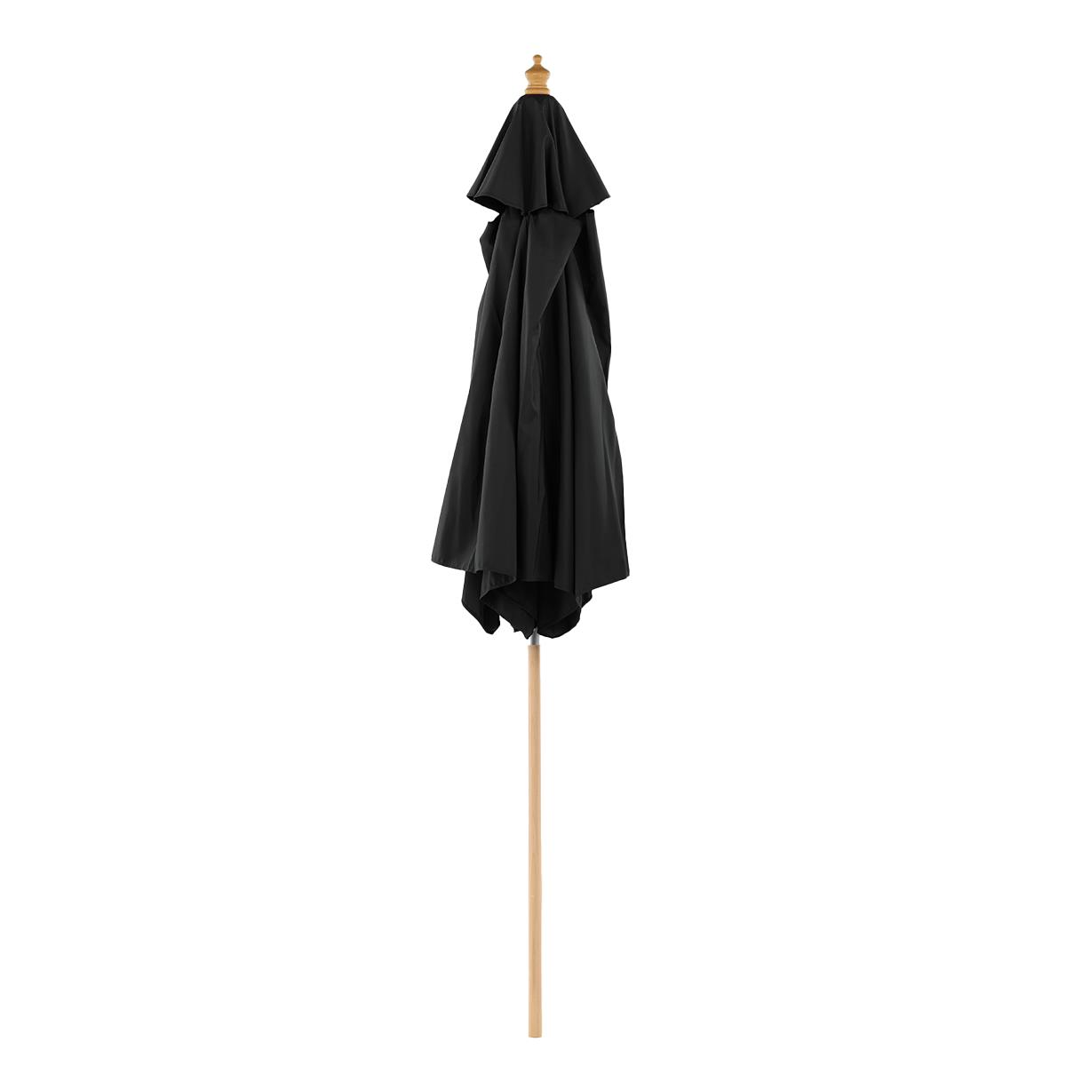 Nest outdoor Edit Parasol Ø250 cm - Zwart