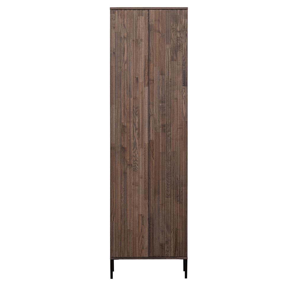 WOOOD Exclusive New Gravure Hoge Opbergkast B 60 cm - Essen - Espresso 