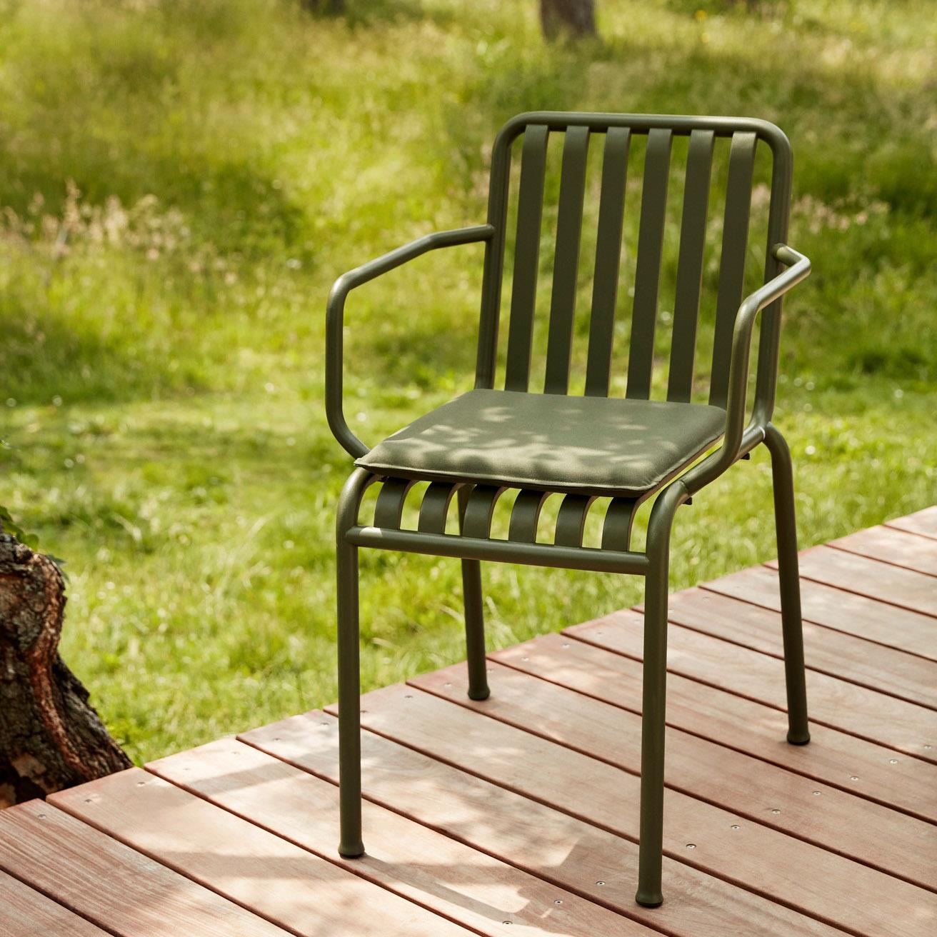 HAY Palissade Seat Zitkussen voor Armchair - Olijfgroen