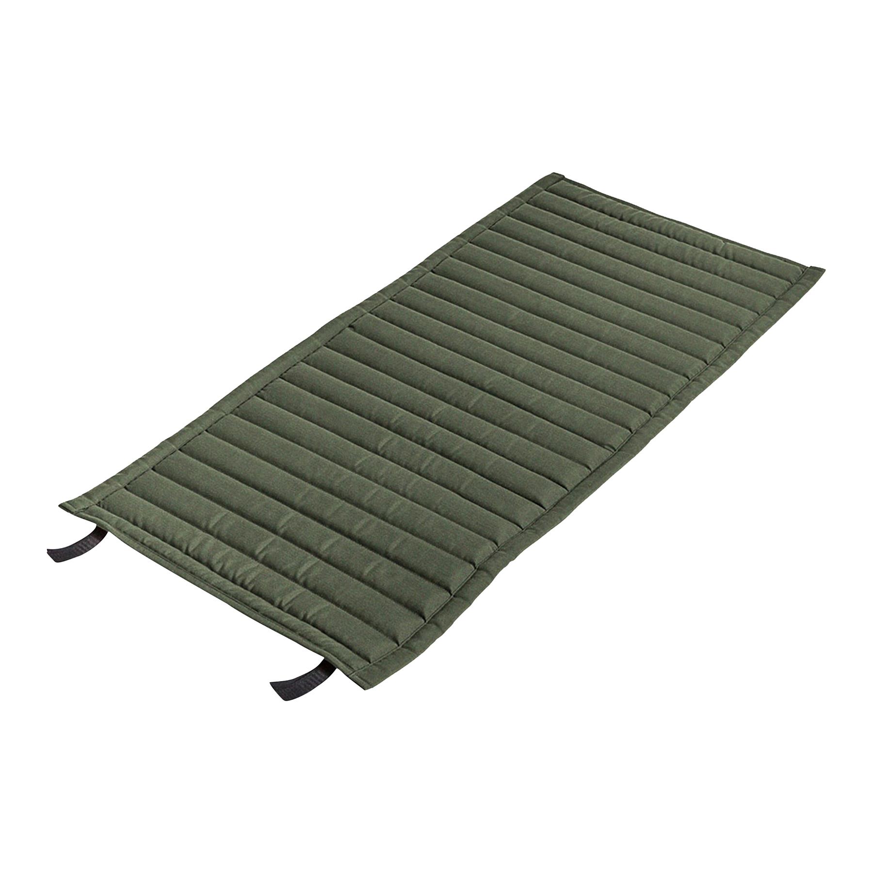 HAY Palissade Quilted Kussen voor Armchair - Olijfgroen