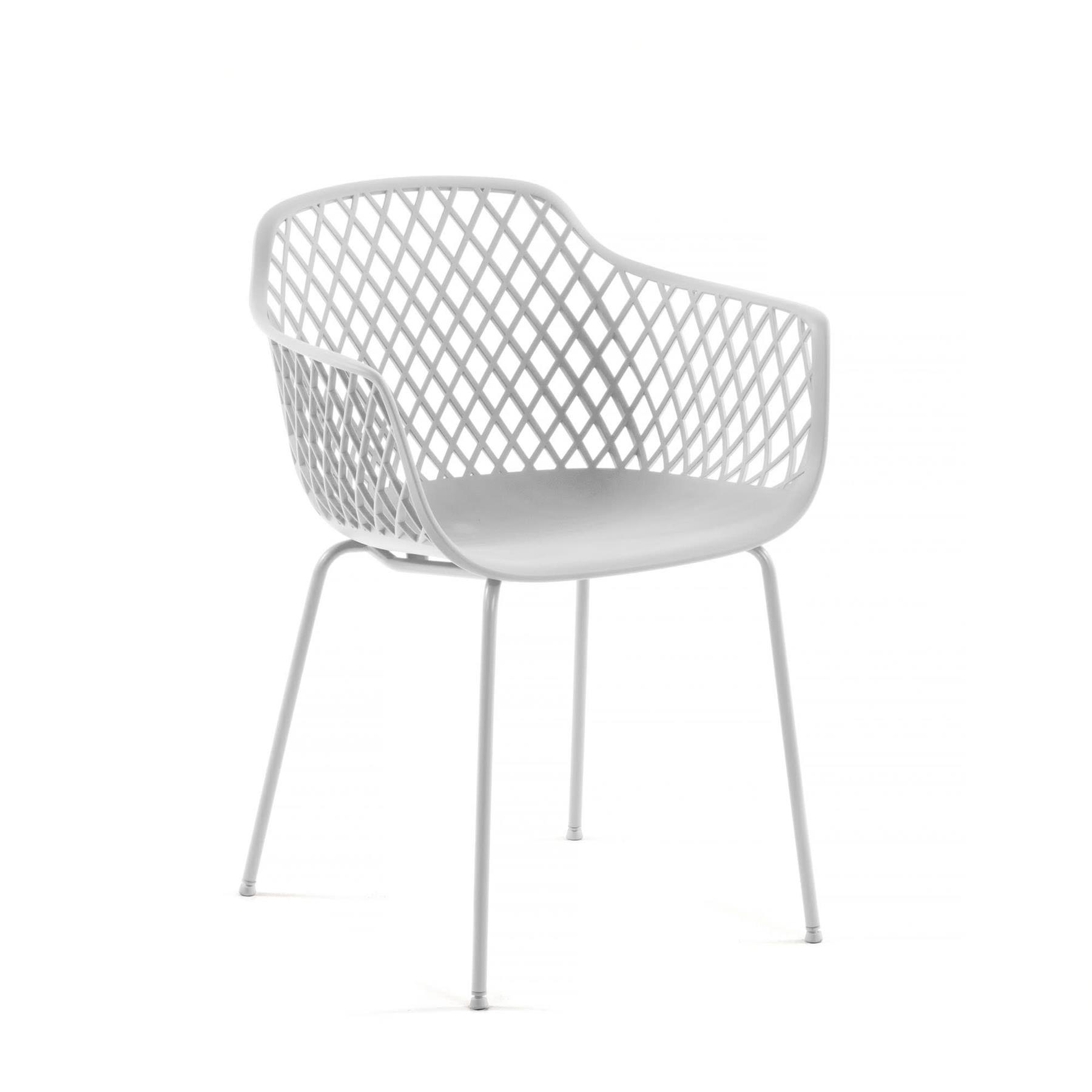 Kave Home - Quinn tuinstoel wit