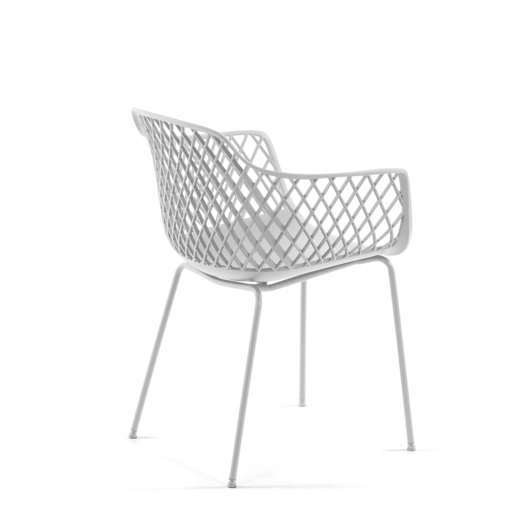 Kave Home - Quinn tuinstoel wit