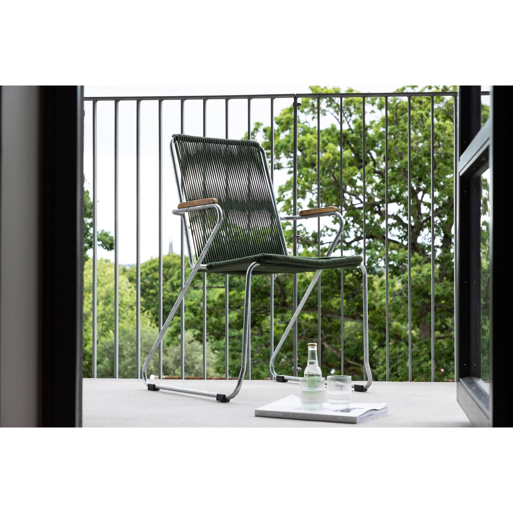 Venture Home Bois Eetkamerstoel 63 x 93 x 60 - Groen - 2-pack