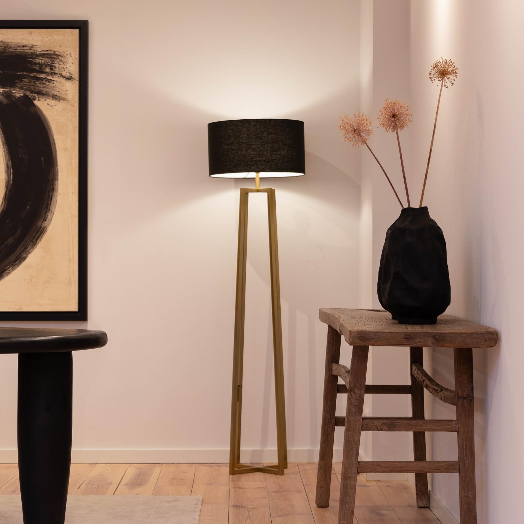 Atmooz Vloerlamp Potsdam Brons - Industriele Staande Lamp