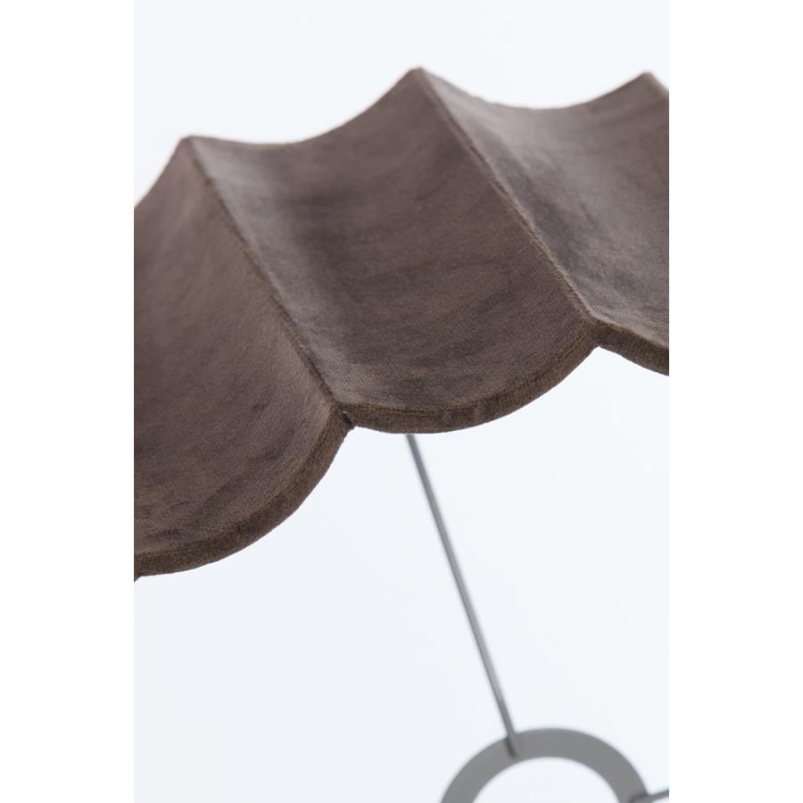 Light&living Kap cilinder 40-40-25 cm DISLI velvet donker bruin