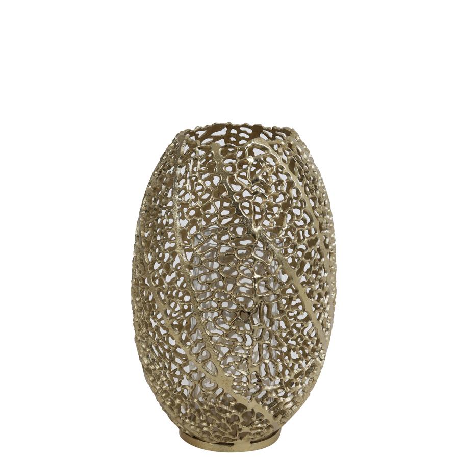 Light&living Windlicht Ø25,5x38 cm SINULA antiek goud