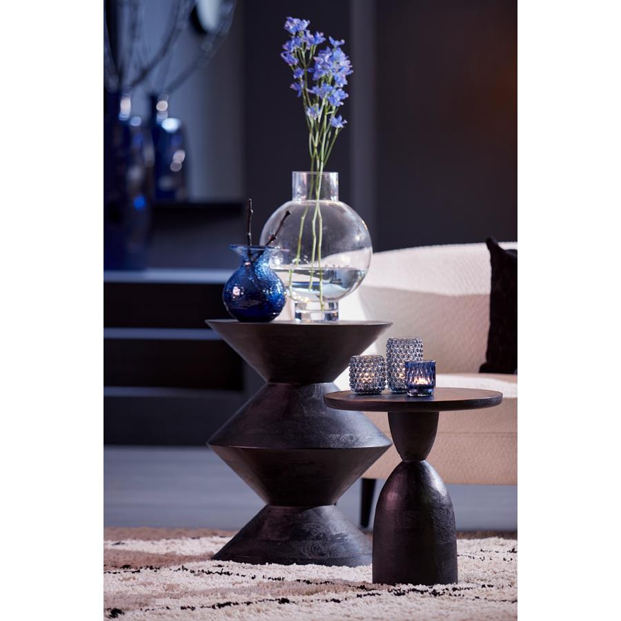 Light & Living Bijzettafel Torir - Zwart - Ø40cm