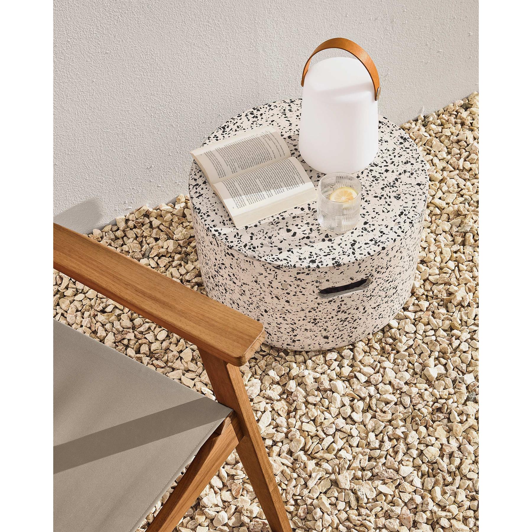 Kave Home - Jenell wit terrazzo koffietafel Ø 52 cm
