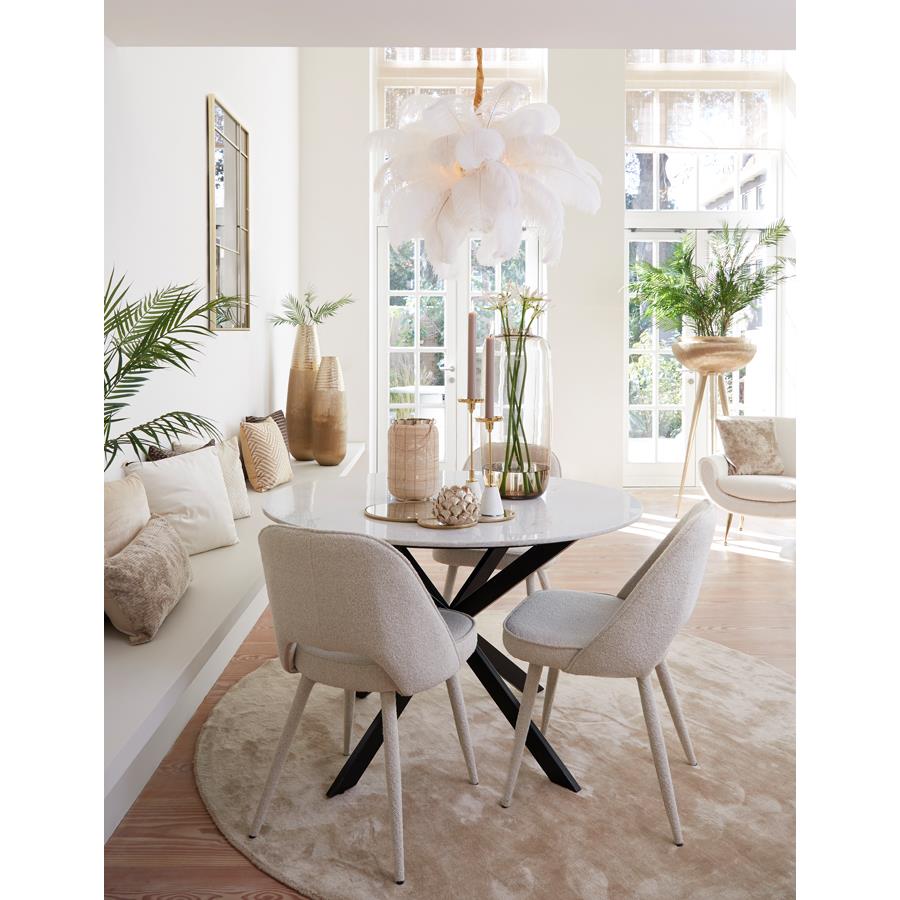 Light & Living Light&living Eetkamerstoel 57x51x84 cm DJESLIN beige