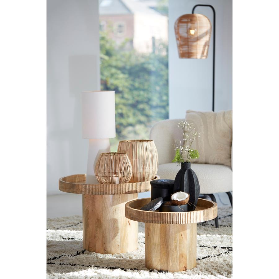 Light & Living Bijzettafel Kalomo - Hout - Ø60cm