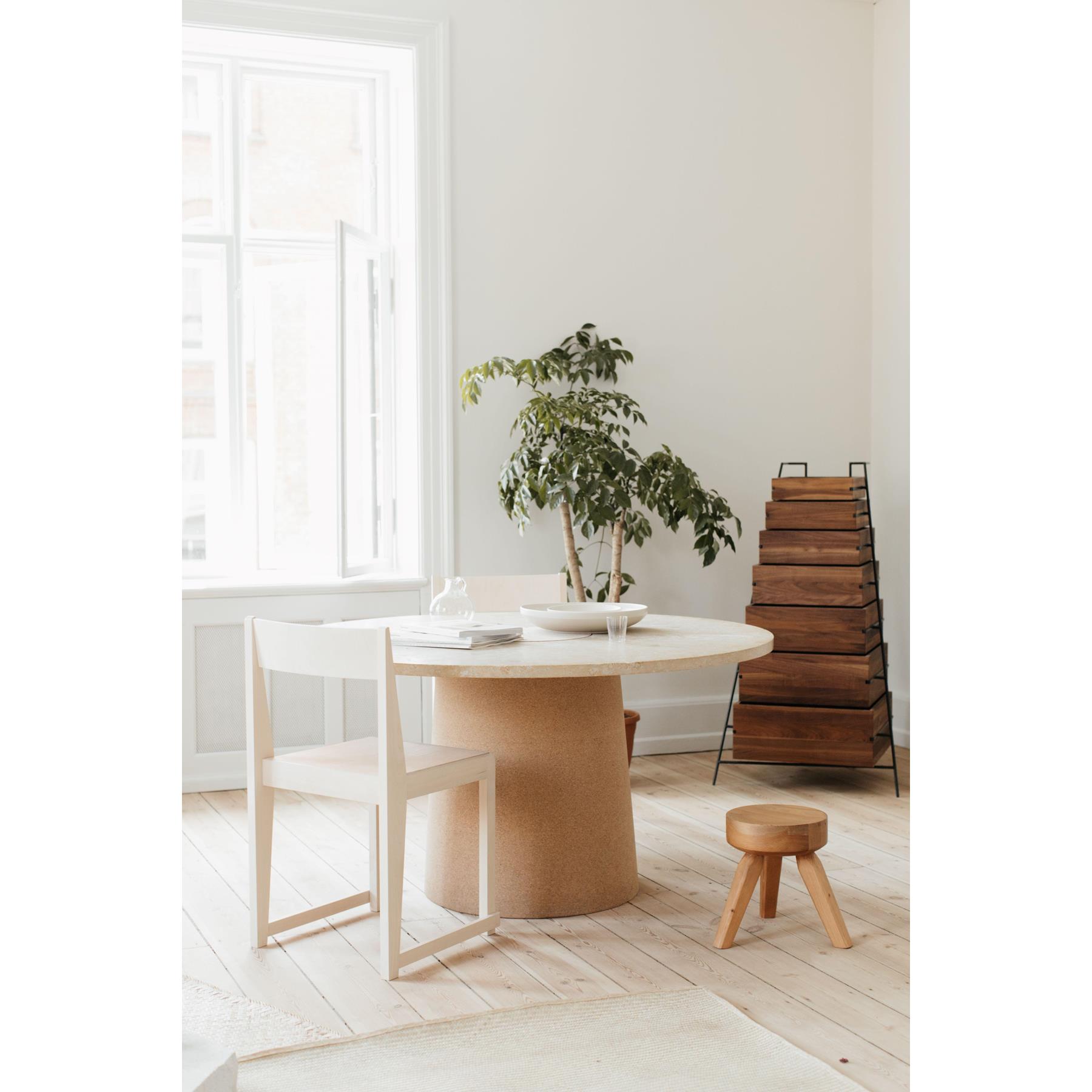 Frama 01 eetkamerstoel warm bruin