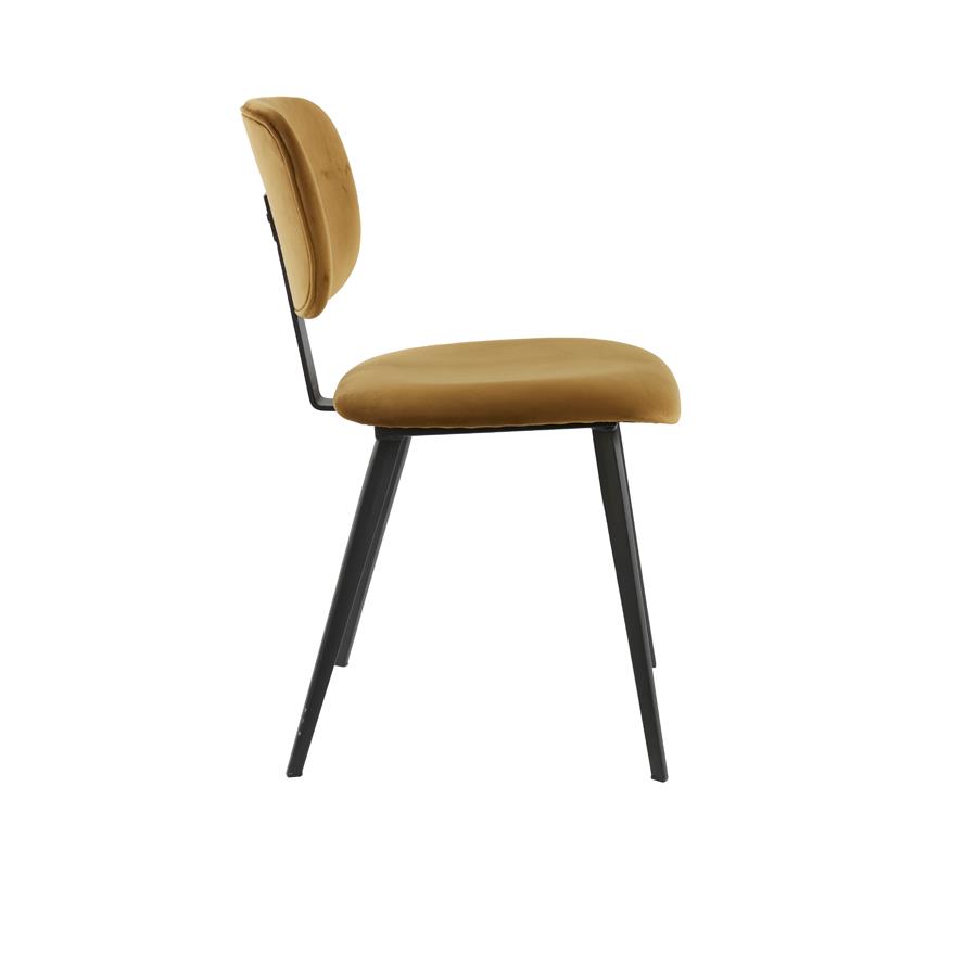 Light & Living Aaliyah eetkamerstoel velvet bruin