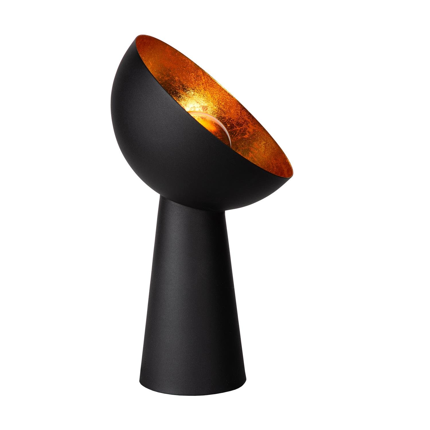 Atmooz Hopi - Tafellamp - Zwart en Goud - Metaal - 43 cm