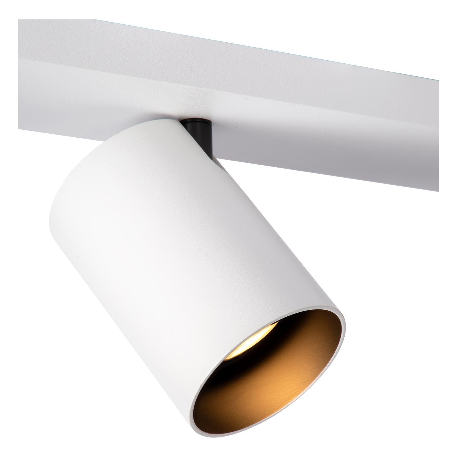 Atmooz Plafondlamp Nuo 5 - Wit Zwart Metaal - Opbouw Plafondspot