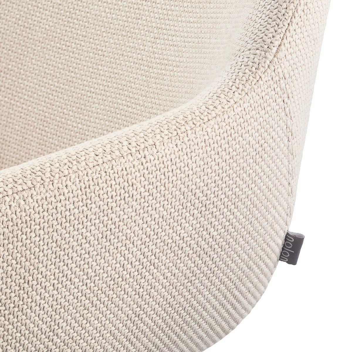 Nolon Nena-Mae Eetkamerstoel Beige - Armleuning - Walnoot