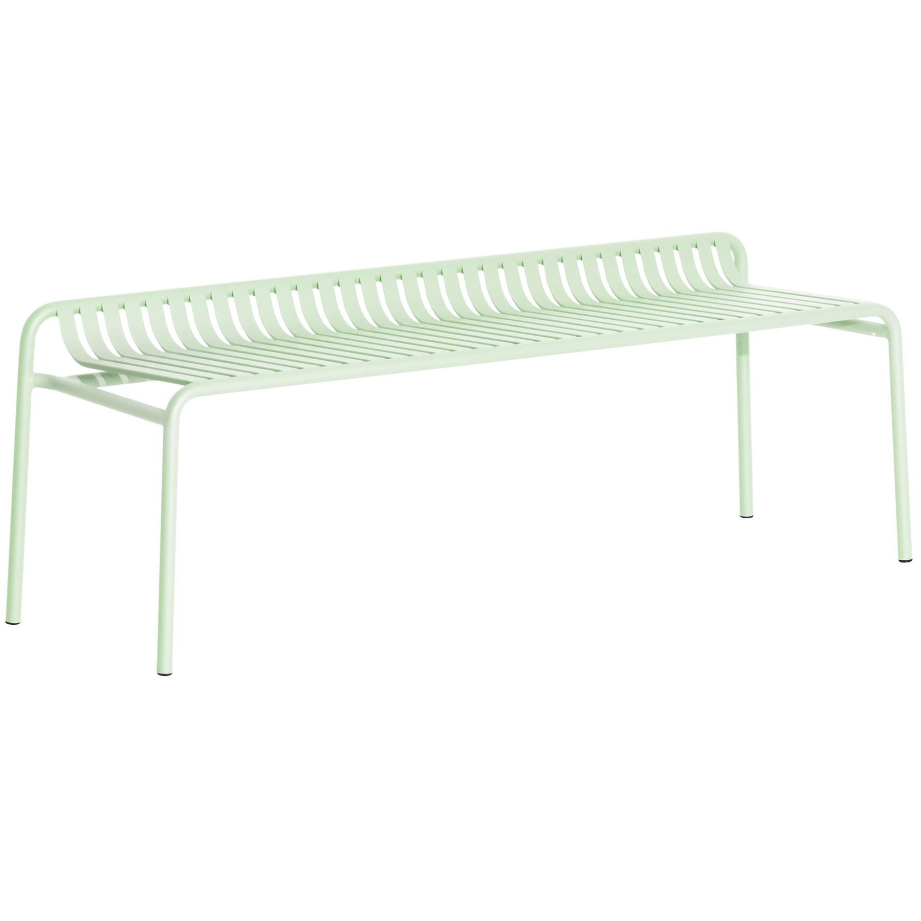 Petite Friture Week-end tuinbank zonder rugleuning glass green