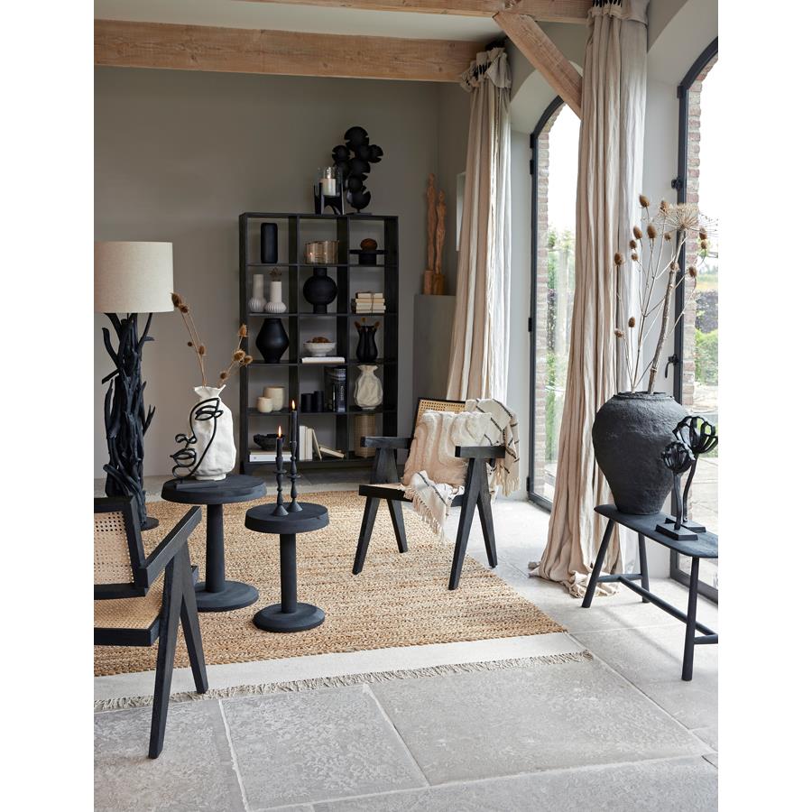 Light & Living Light&living Kast open 106x35x190 cm RAYNA hout zwart