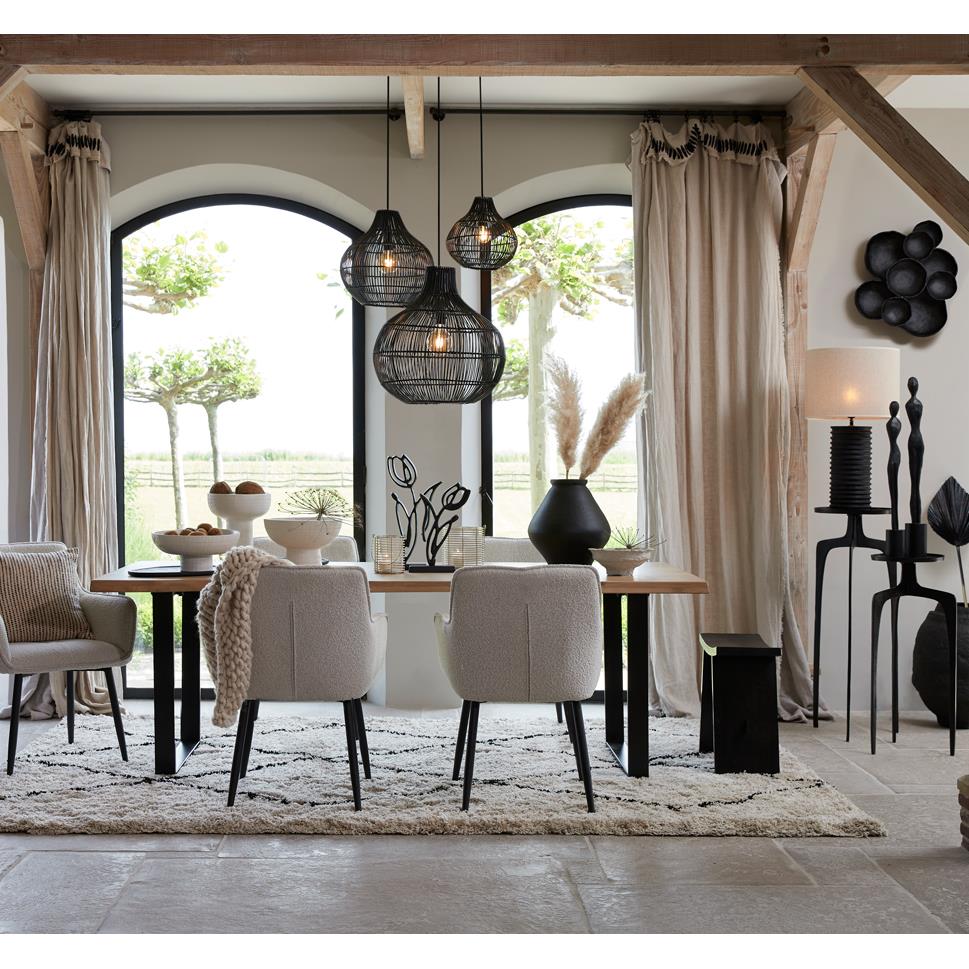 Light & Living Light&living Vloerkleed 300x200 cm XAMURI naturel-zwart