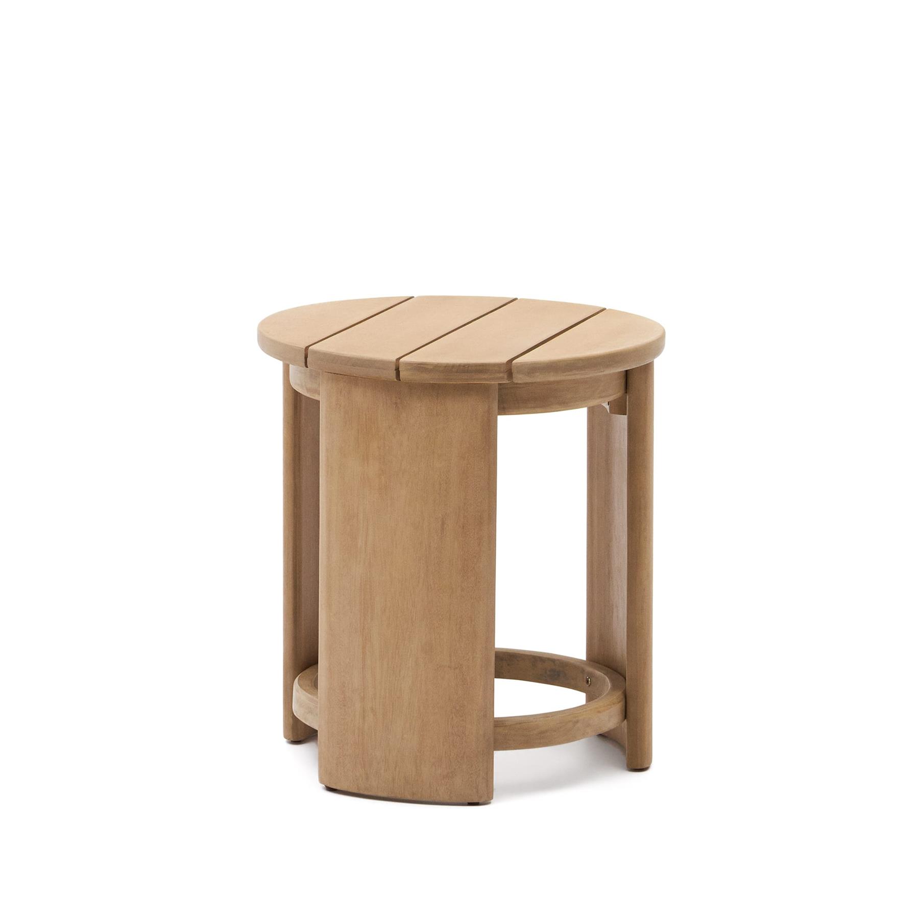 Kave Home - Bijzettafel Xoriguer van FSC 100% massief eucalyptushout
