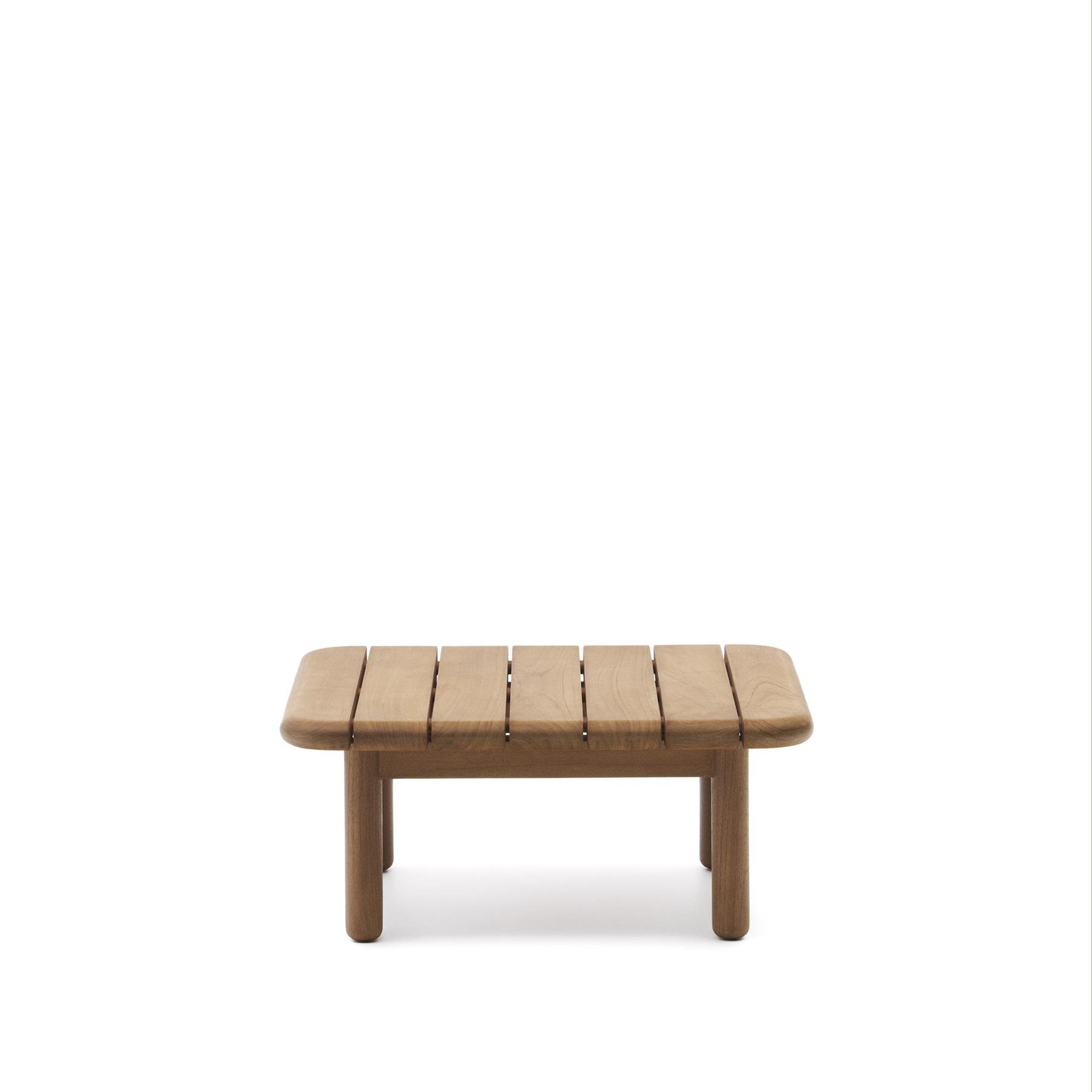 Kave Home - Koffietafel Turqueta van FSC 100% massief teakhout 70 x 70