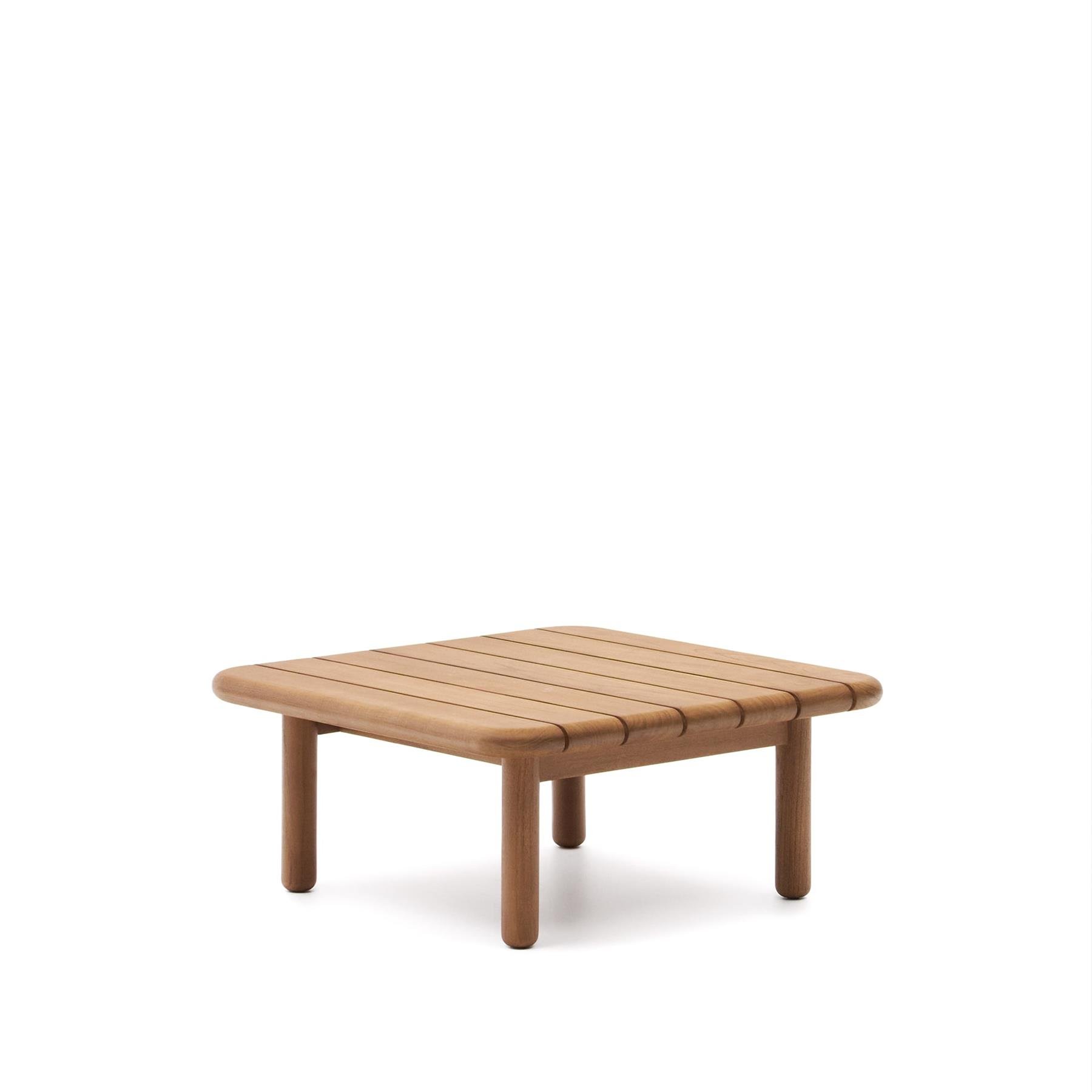 Kave Home - Koffietafel Turqueta van FSC 100% massief teakhout 70 x 70