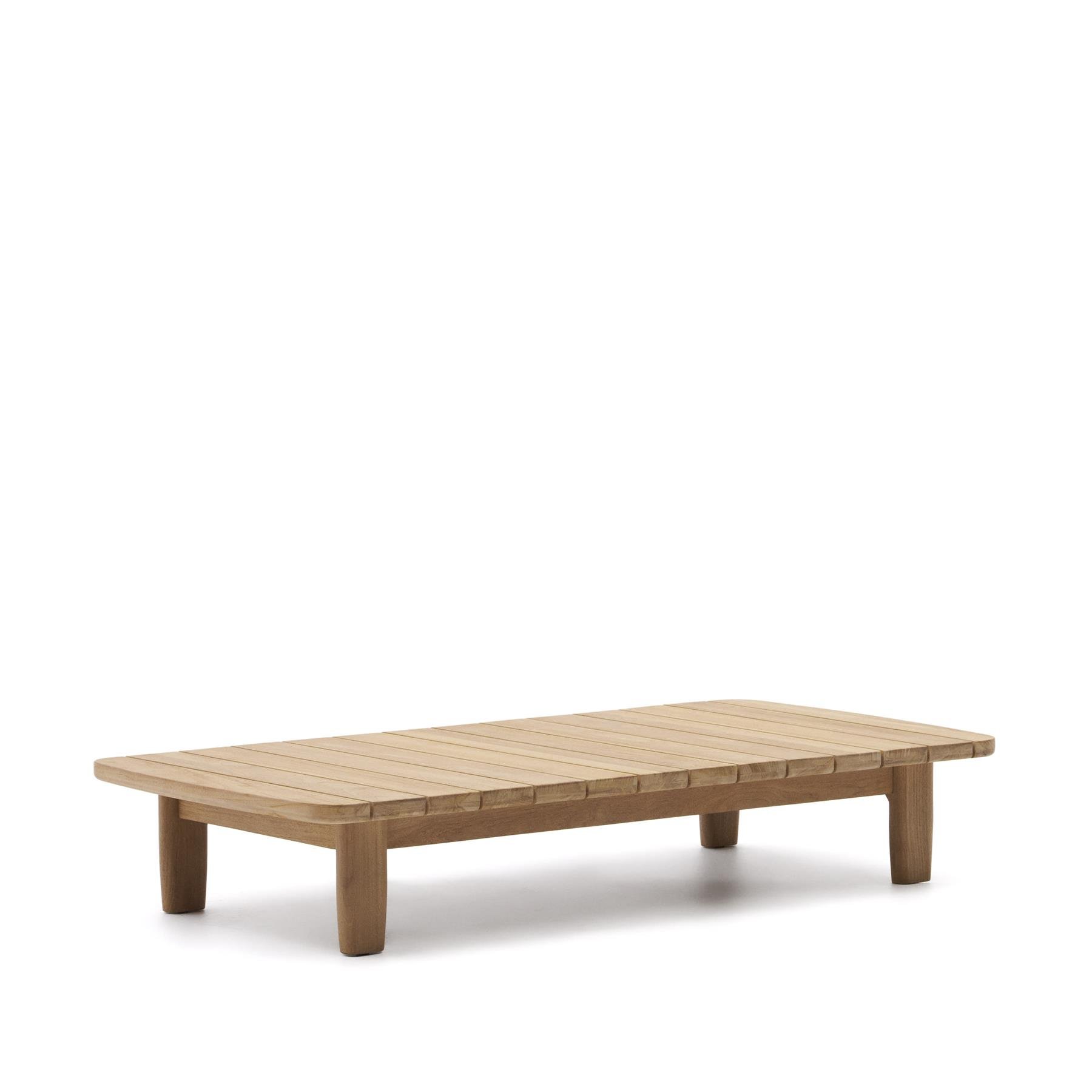 Kave Home - Koffietafel Tirant van FSC 100% massief teakhout 140 x 70