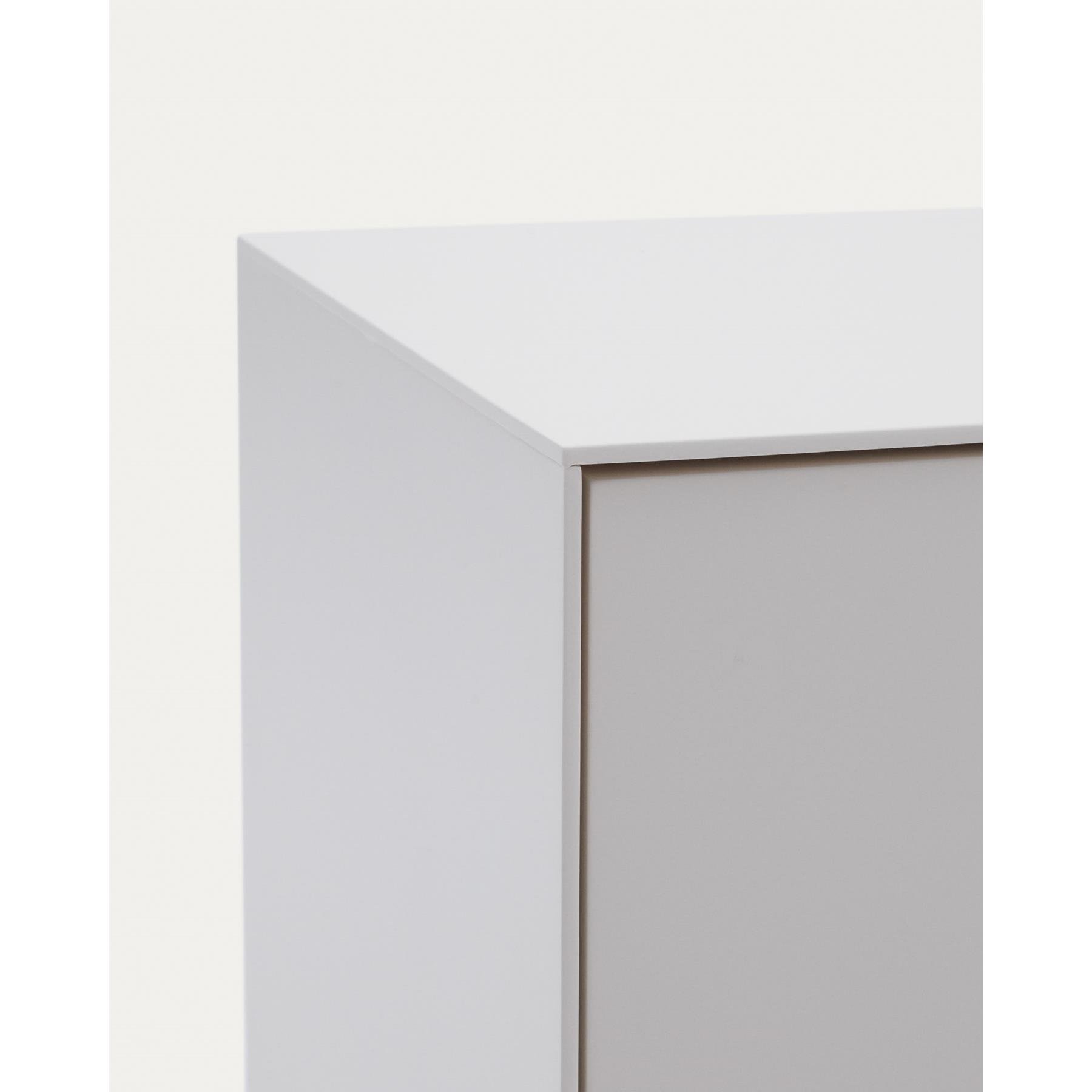 Kave Home - Vedrana-TV-meubel met 3 deuren witgelakt MDF 195 x 55 cm