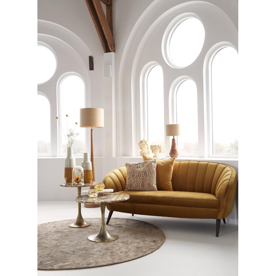 Light & Living - Vloerkleed SITAL - Ø220x2cm - Bruin