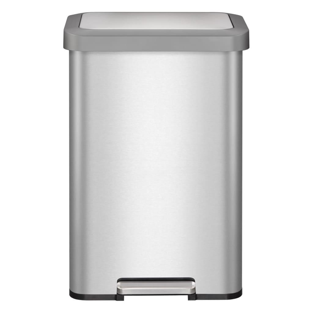 EKO Pedaalemmer Cozy 45 L matzilverkleurig