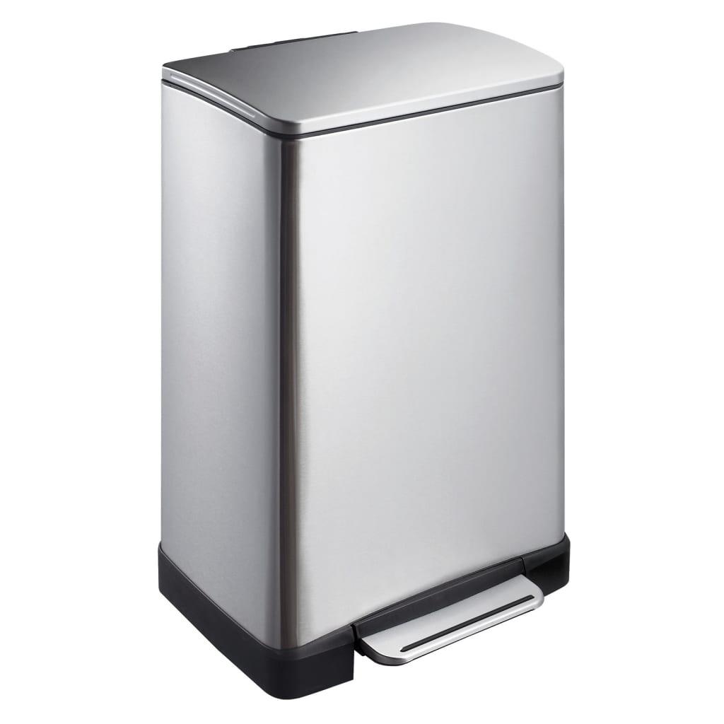 EKO Vuilnisbak Matzilver 40.3 x 34.5 x 65 cm