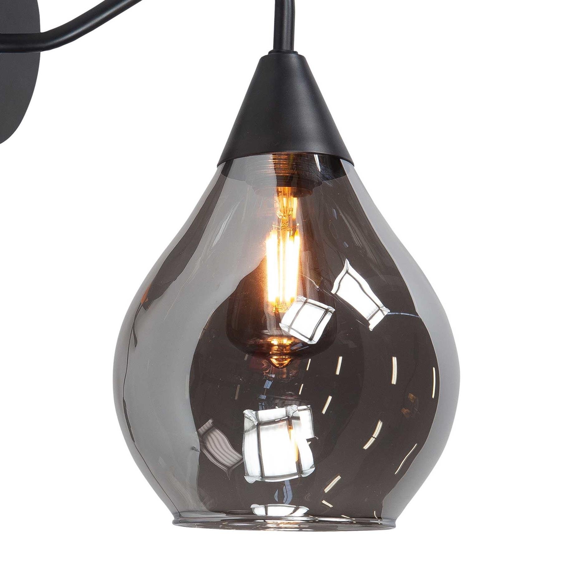 Highlight Wandlamp Cambio H 27 cm Ø 15 cm zwart