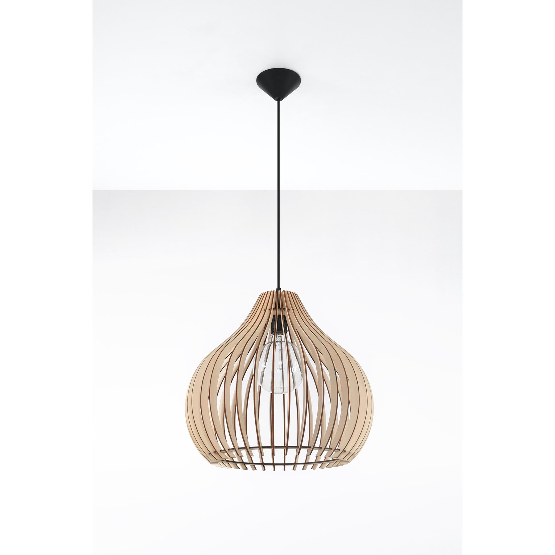 Sollux Hanglamp Aprilla Ø 43 cm hout
