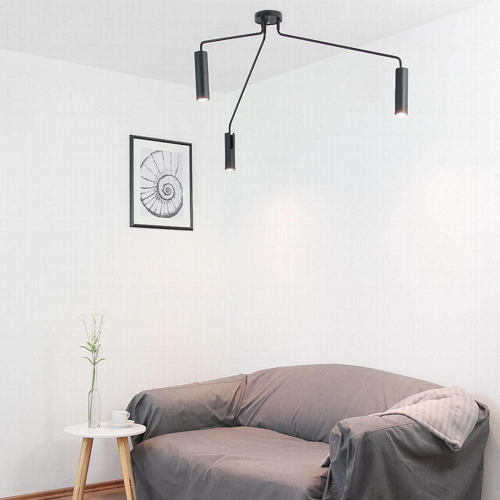 Nowodvorski Spot Eye SUPER black 3 lichts Ø 130 cm zwart