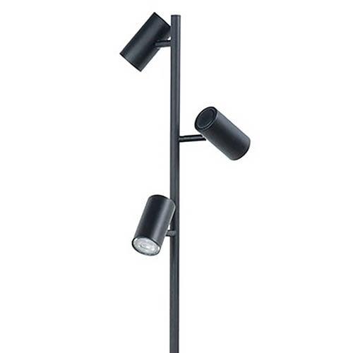 Highlight Vloerlamp Burgos Zwart 3 lichts 160cm