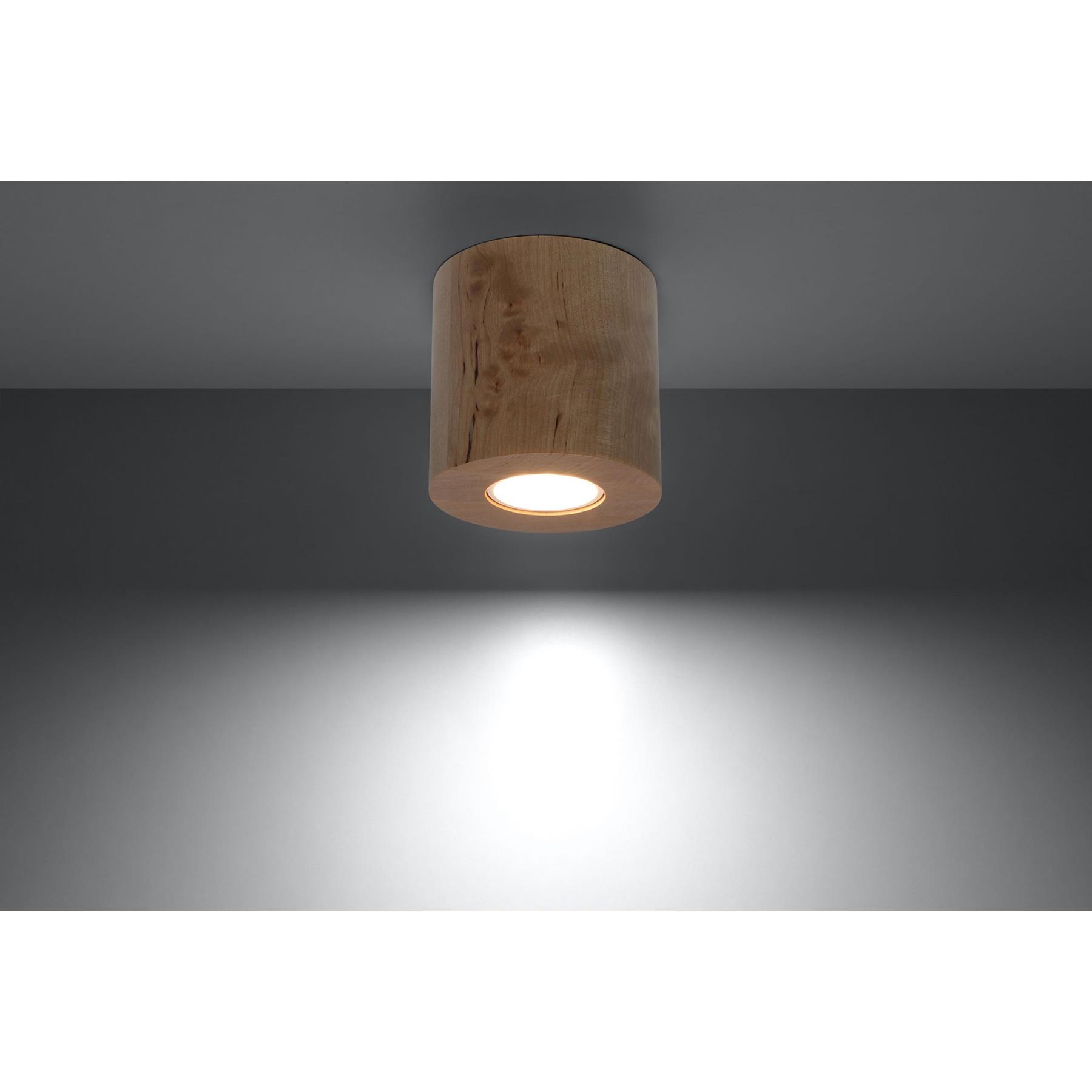 Sollux Plafondlamp Orbis hout