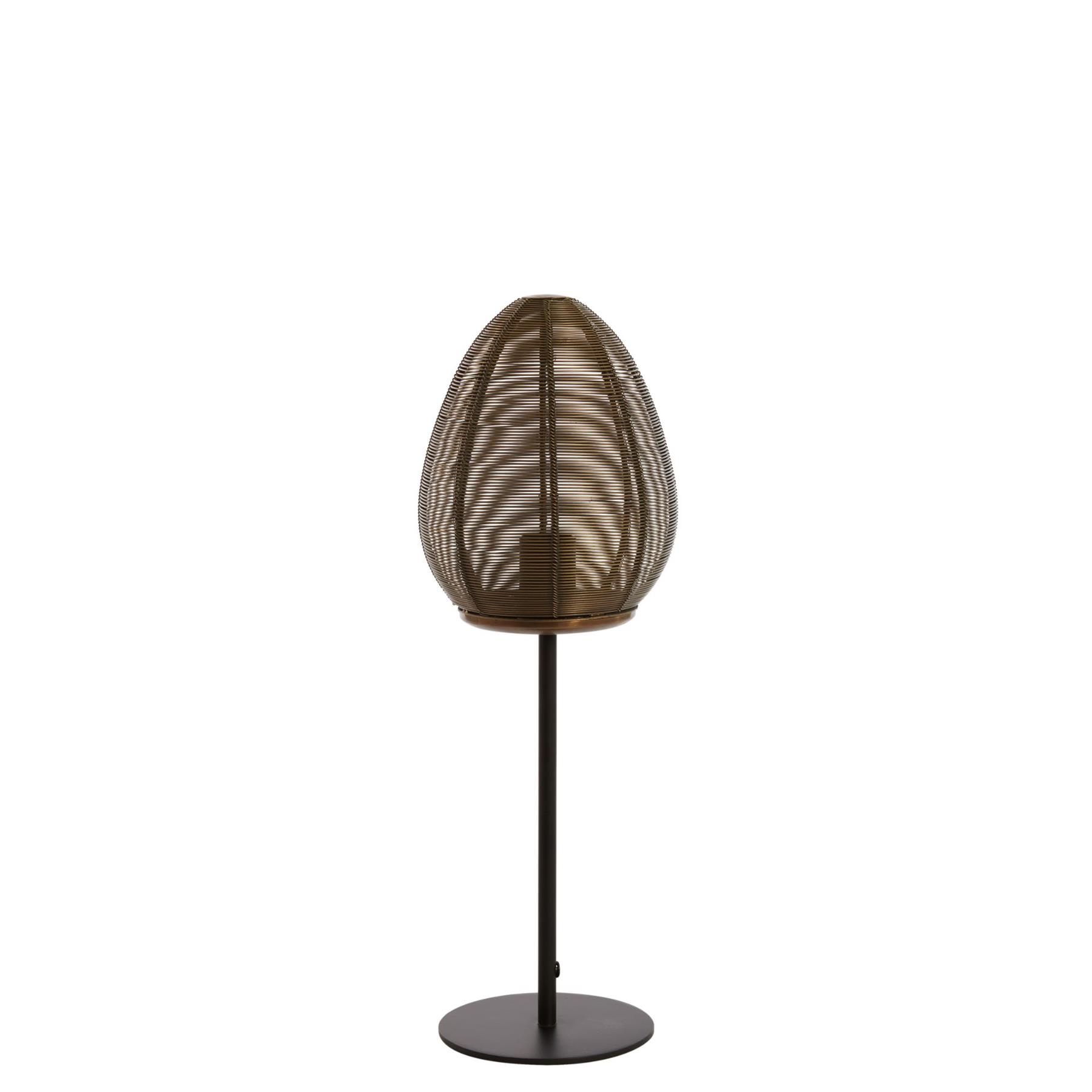 Light & Living Tafellamp Yaelle - Brons - Ø18cm