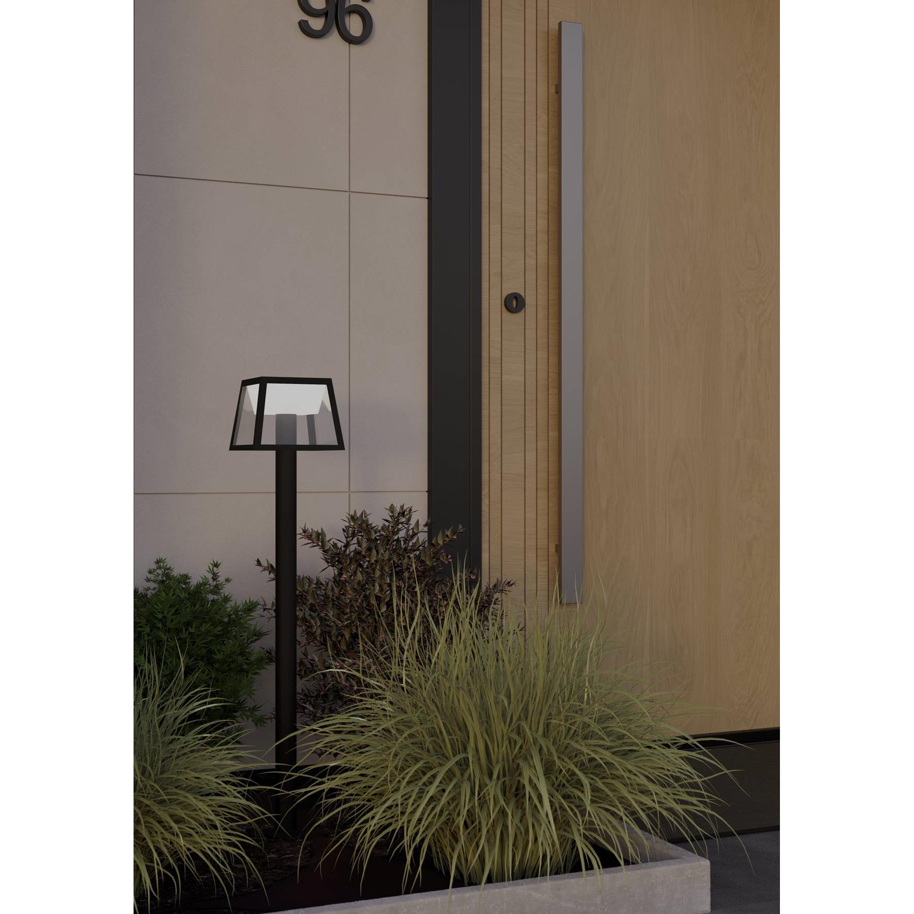 EGLO Altilia Solar Priklamp Buiten - LED - 106 cm - Zwart|Wit