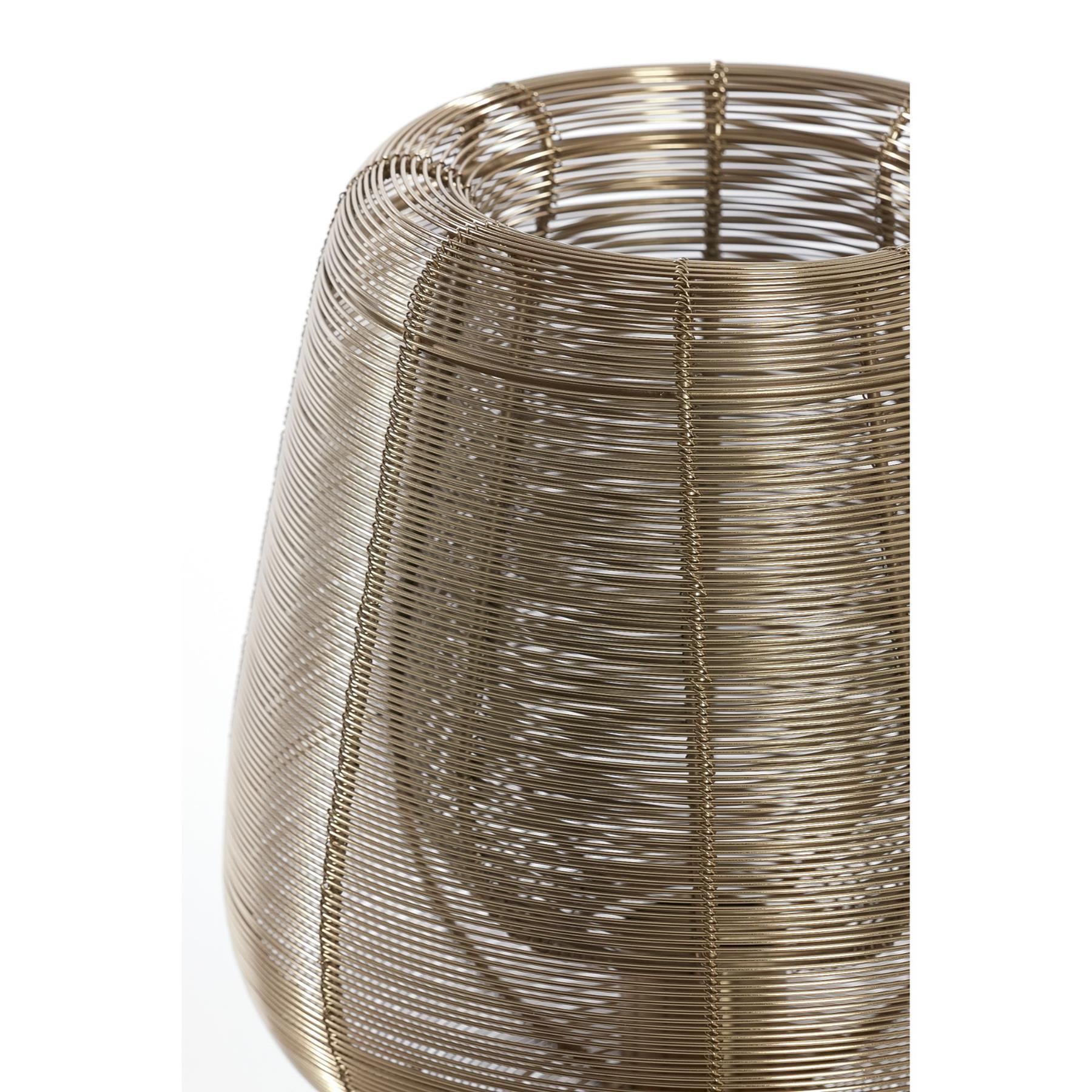 Light & Living Tafellamp Aboso - Goud - Ø24cm