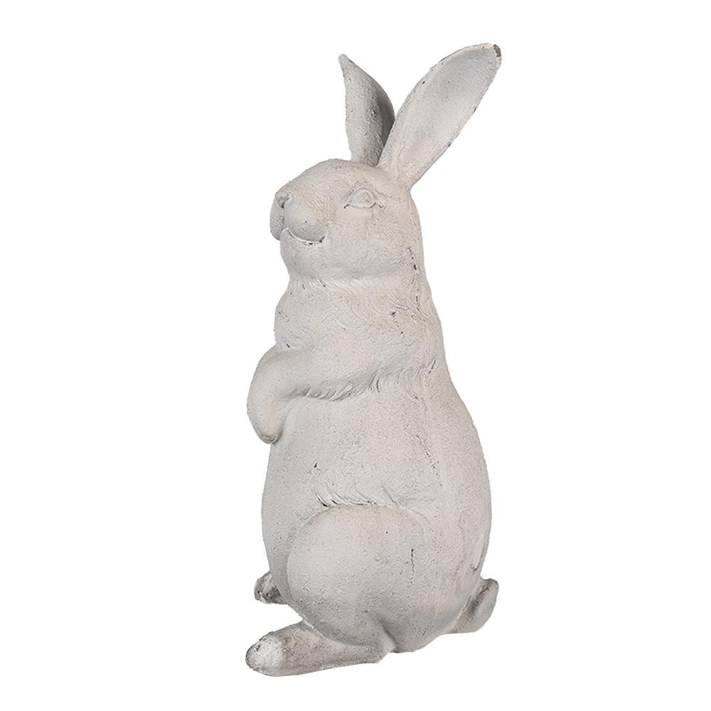 Clayre & Eef Beeld Konijn 26 cm Beige Polyresin Paasdecoratie