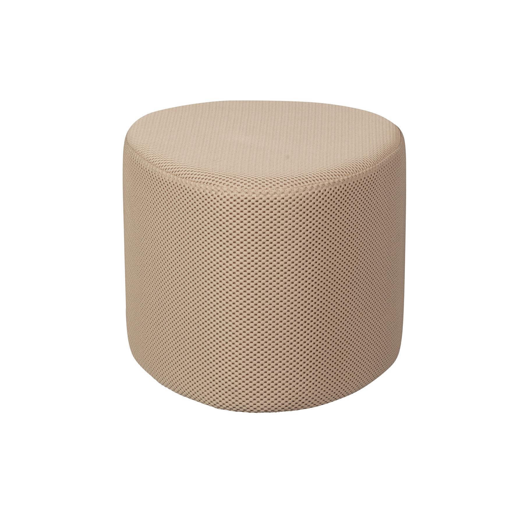 WOOOD Puuk Poef - Mesh - Naturel - 38x60x47