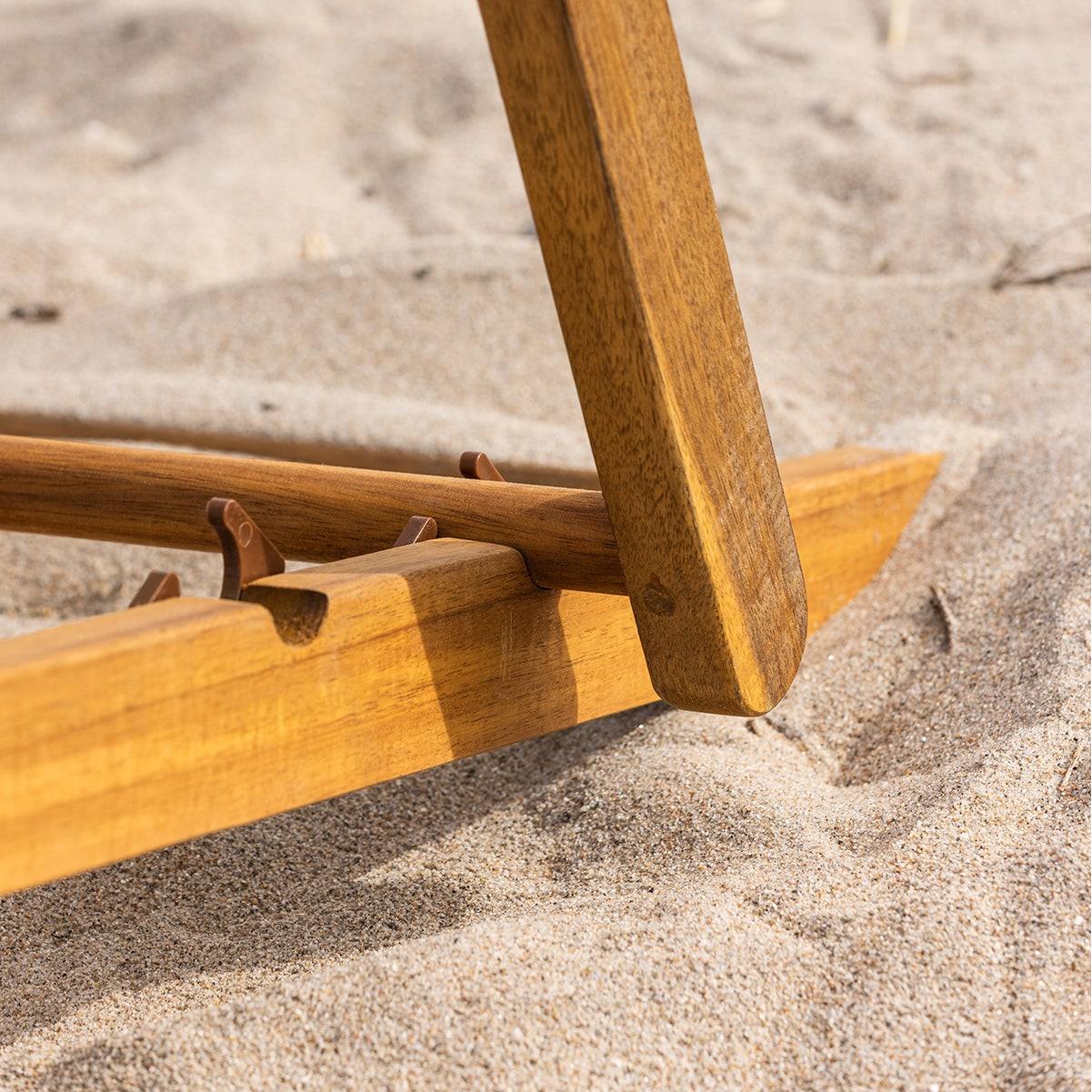 Nest outdoor Bern Inklapbare Houten Tuinstoel - Wit