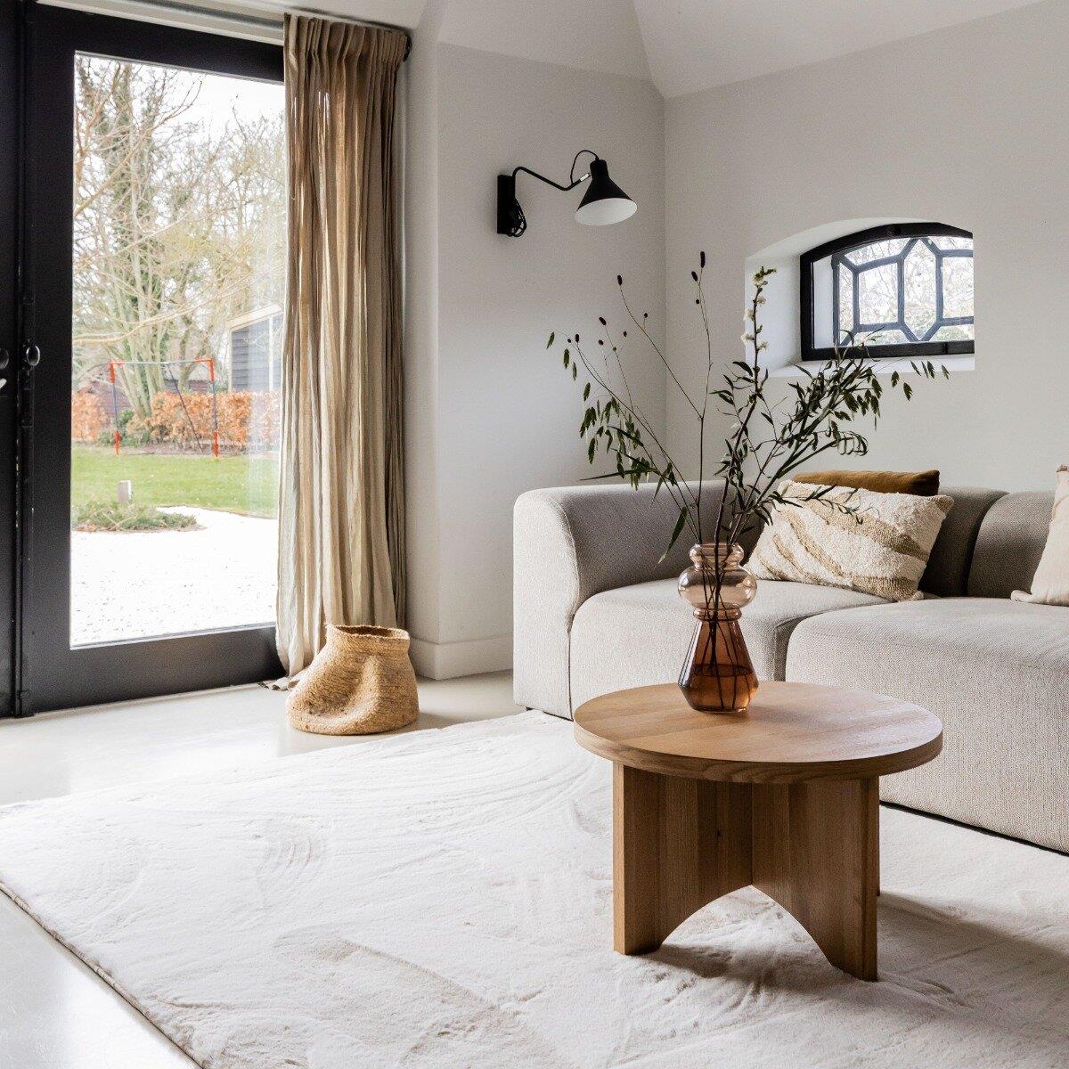 Interieur05 Hoogpolig Vloerkleed Lux Creme 160x230cm