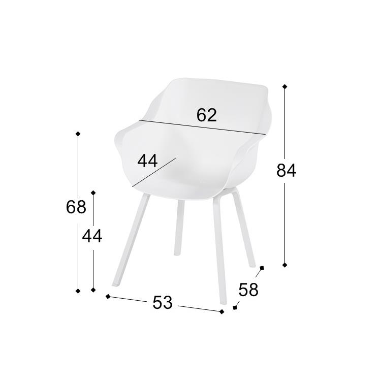 Hartman Sophie Element Tuinstoel - Royal White