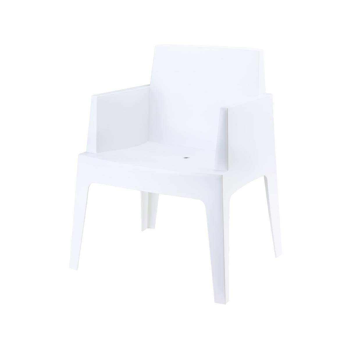 VDG Siesta Box stapelbare stoel - Wit