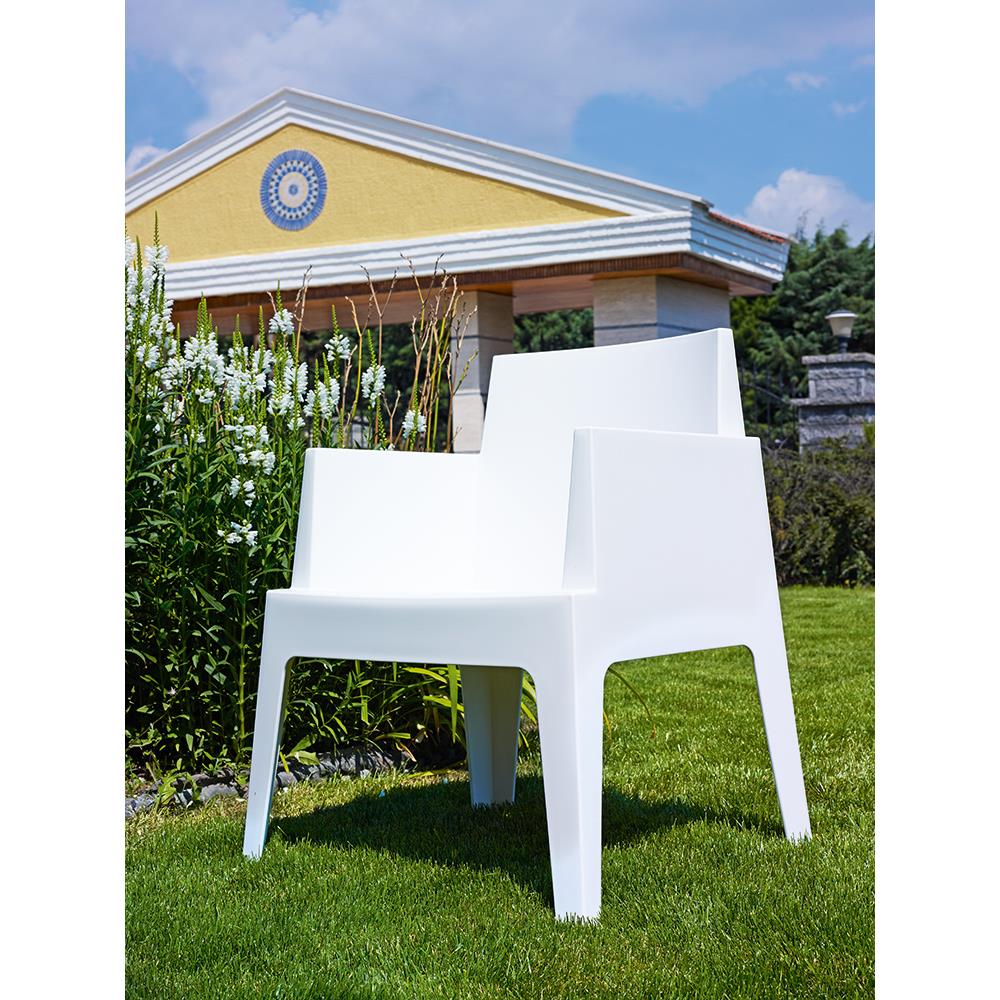 VDG Siesta Box stapelbare stoel - Wit