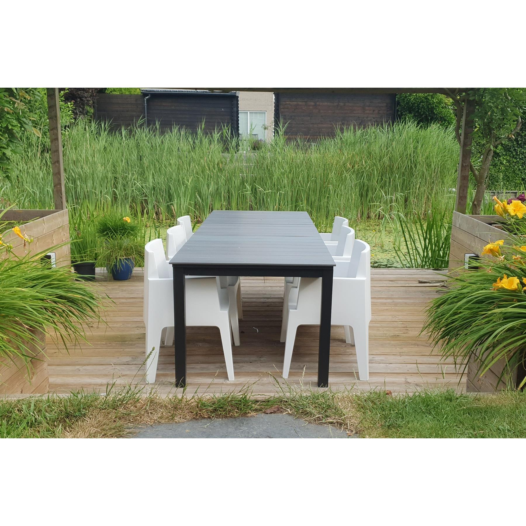 VDG Siesta Box stapelbare stoel - Wit