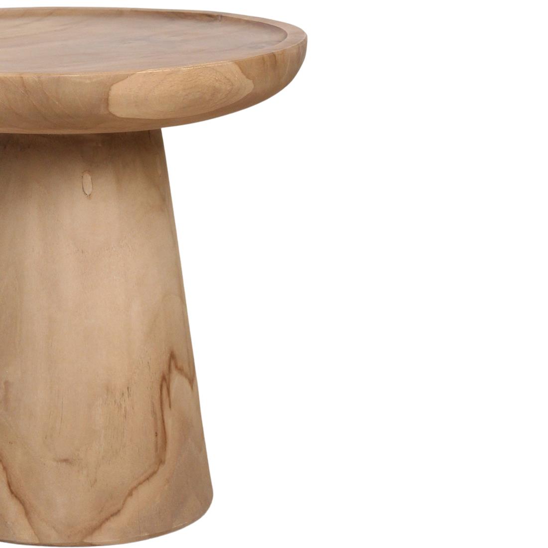 Raw Materials Nero side table Ray