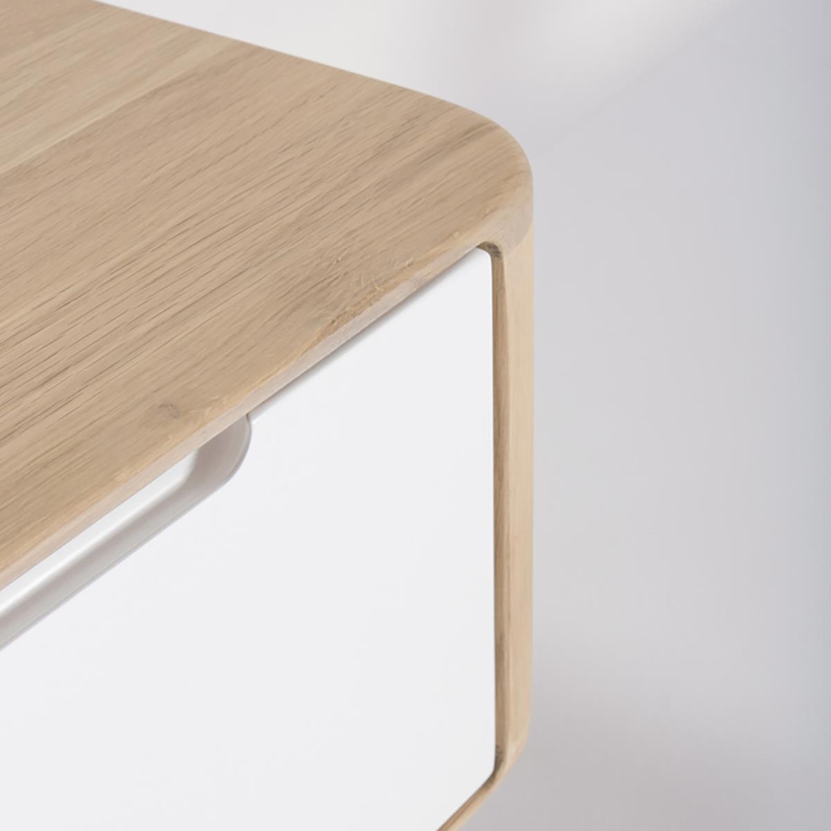 Gazzda Ena Lowboard TV meubel - Whitewash - 225 cm