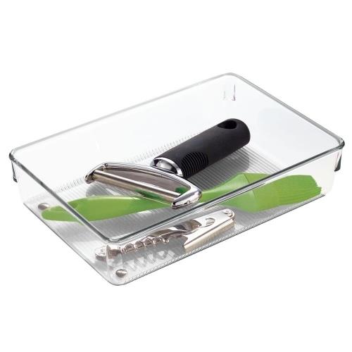 iDesign - Lade Organizer, 15.2 x 22.9 x 5.1 cm, Kunststof, Transparant