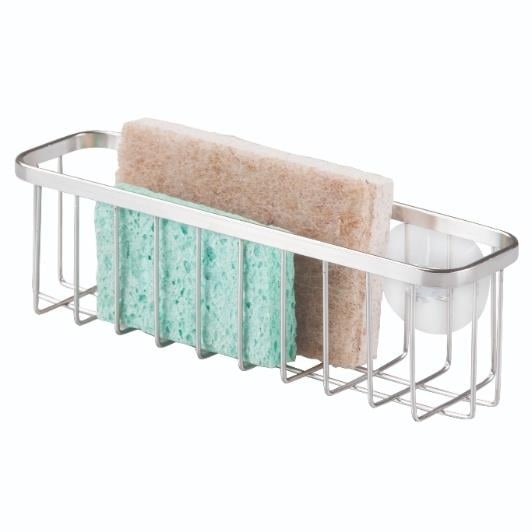 iDesign - Gootsteen Caddy met Zuignappen XL, RVS - iDesign | Gia